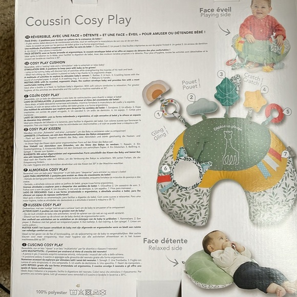 Baby Activity Center with Teething Ring and Rattle - Picture 6 of 11